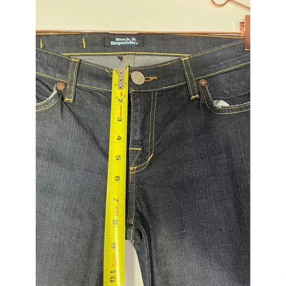 Rocks and Republic Womens Roth crthwrw Bootcut Leg Denim Jeans Sz 28 - Picture 4 of 12